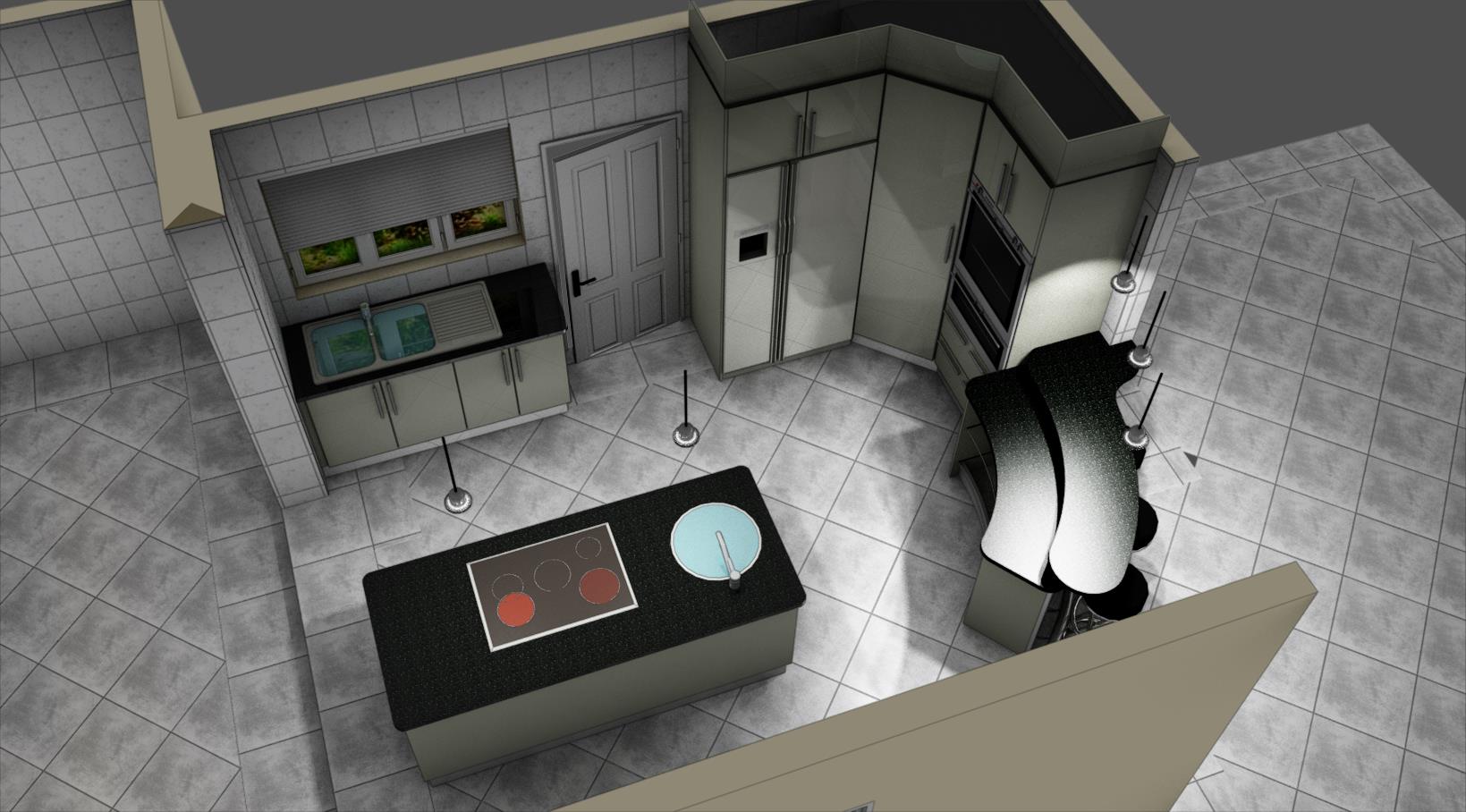 Walkthrough Kitchen Birdseye